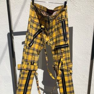 Slim leg punk rock Tripp NYC super zipper trousers